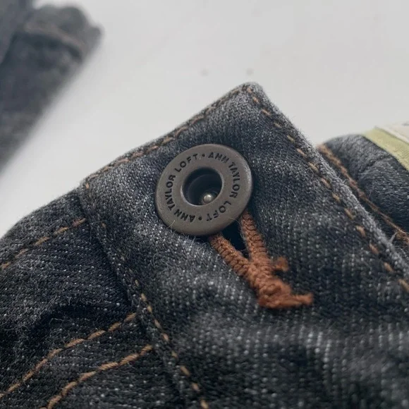 LOFT Original Bootcut Faded Black Jeans - Picture 8 of 9